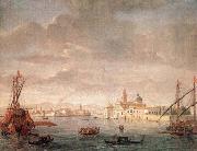 WITTEL, Caspar Andriaans van The Island of San Michele, Looking toward Murano oil painting artist